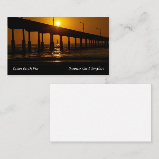 Activiteiten in de omgeving van San Diego Sunset O Visitekaartje (Voorkant / Achterkant)