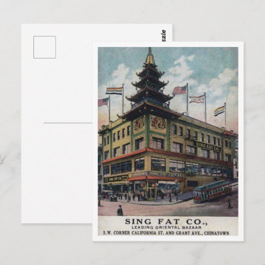 Activiteiten in de omgeving van San Francisco Chin Briefkaart (Voorkant / Achterkant)