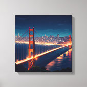 Activiteiten in de omgeving van San Francisco Gold Canvas Afdruk (Voorkant)