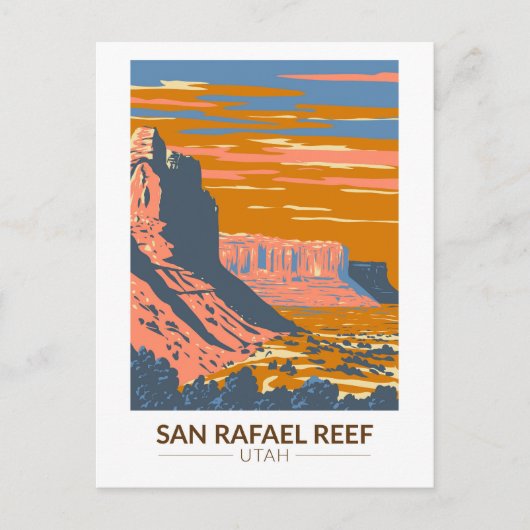 Activiteiten in de omgeving van San Rafael Reef Ut Briefkaart (Voorkant)