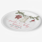 Activiteiten in de omgeving van Santa Baby Clothes Papieren Bordje (Gekanteld)