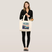 Activiteiten in de omgeving van Santa Barbara Gole Grote Tote Bag (Voorkant (model))