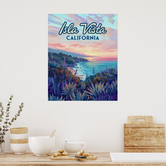 Activiteiten in de omgeving van Santa Barbara Gole Poster (Keuken)