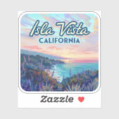 Activiteiten in de omgeving van Santa Barbara Gole Sticker (Vel)