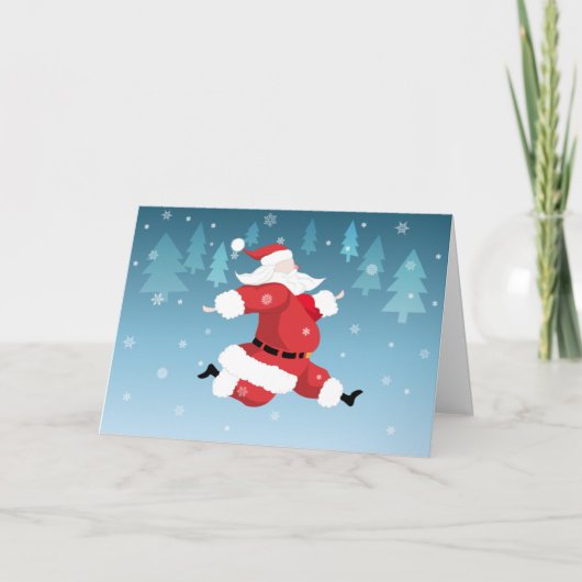 Activiteiten in de omgeving van Santa Christmas We Feestdagen Kaart (Voorkant)