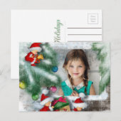 Activiteiten in de omgeving van Santa Photo Briefk Feestdagenkaart (Voorkant / Achterkant)