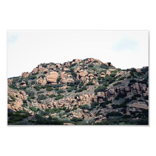 Activiteiten in de omgeving van Santa Susana Pass  Foto Afdruk (Voorkant)