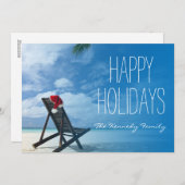 Activiteiten in de omgeving van Santa's Chaise Lou Feestdagenkaart (Voorkant / Achterkant)