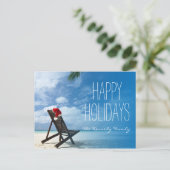 Activiteiten in de omgeving van Santa's Chaise Lou Feestdagenkaart (Staand voorkant)