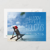 Activiteiten in de omgeving van Santa's Chaise Lou Feestdagenkaart (Voorkant / Achterkant)