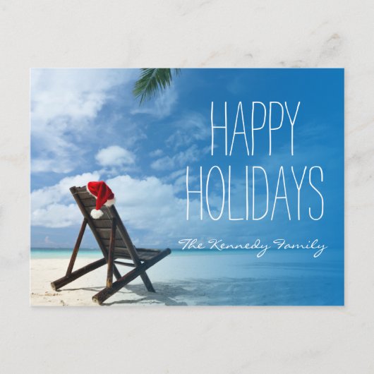 Activiteiten in de omgeving van Santa's Chaise Lou Feestdagenkaart (Voorkant)