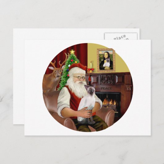 Activiteiten in de omgeving van Santa's Chocolate  Feestdagenkaart (Voorkant / Achterkant)