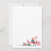 Activiteiten in de omgeving van Santa's Magical Pi Feestdagenkaart (Achterkant)