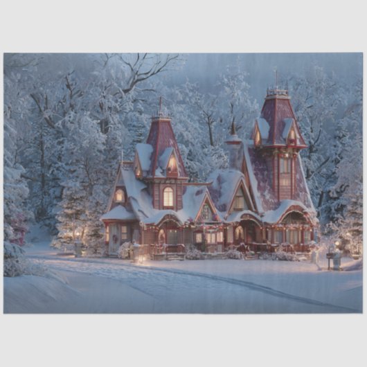 Activiteiten in de omgeving van Santa's Old Charm  Tissuepapier (Voorkant)