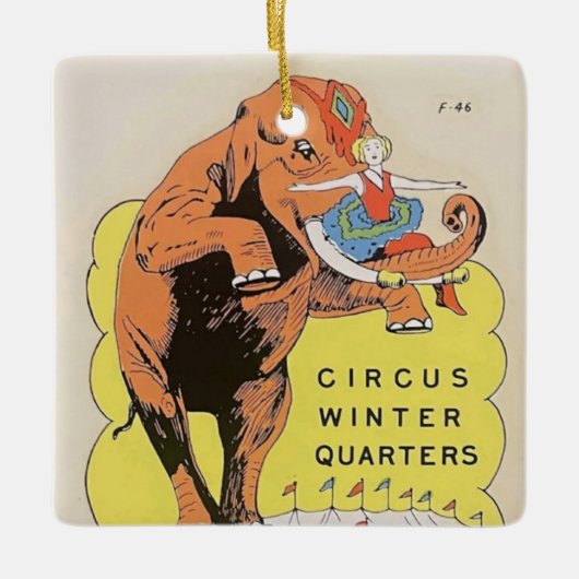 Activiteiten in de omgeving van Sarasota Circus Wi Keramisch Ornament (Voorkant)