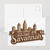 Activiteiten in de omgeving van Savannah Georgia   Briefkaart (Voorkant / Achterkant)