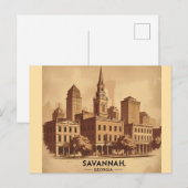 Activiteiten in de omgeving van Savannah Georgia   Briefkaart (Voorkant / Achterkant)