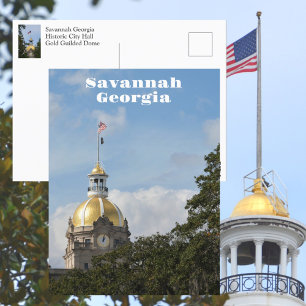 Activiteiten in de omgeving van Savannah Georgia H Briefkaart