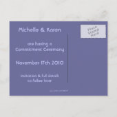 Activiteiten in de omgeving van Save the Date Comm Aankondigingskaart (Achterkant)