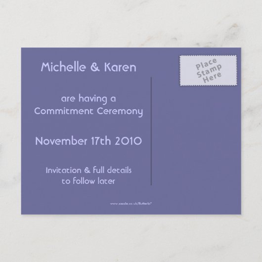 Activiteiten in de omgeving van Save the Date Comm Aankondigingskaart (Achterkant)