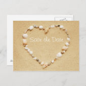 Activiteiten in de omgeving van Save the Date Seas Aankondigingskaart (Voorkant / Achterkant)