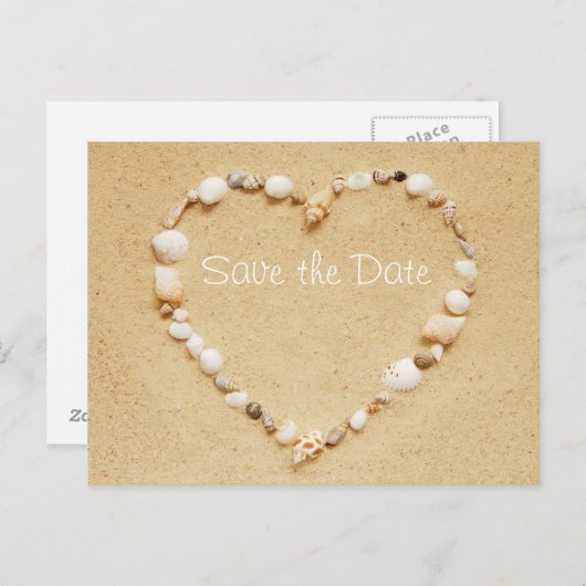 Activiteiten in de omgeving van Save the Date Seas Aankondigingskaart (Voorkant / Achterkant)