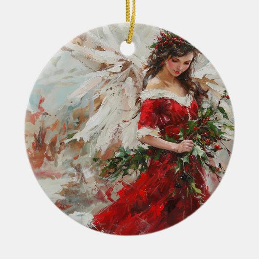 Activiteiten in de omgeving van Scarlet Christmas  Keramisch Ornament (Voorkant)