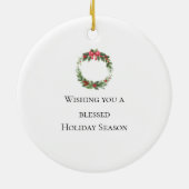 Activiteiten in de omgeving van Scarlet Christmas  Keramisch Ornament (Achterkant)