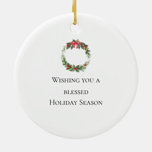 Activiteiten in de omgeving van Scarlet Christmas  Keramisch Ornament (Achterkant)