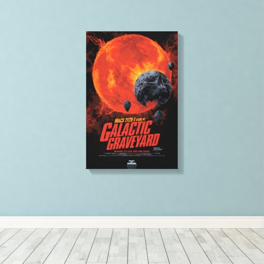 Activiteiten in de omgeving van Sci-Fi Horror Movi Canvas Afdruk (Insitu (Houten vloer))