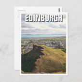 Activiteiten in de omgeving van Scotland Edinburgh Briefkaart (Voorkant / Achterkant)