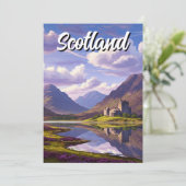 Activiteiten in de omgeving van Scotland Highlands Feestdagenkaart (Staand voorkant)