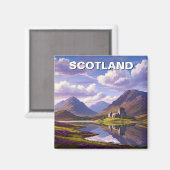 Activiteiten in de omgeving van Scotland Highlands Magneet (Voorkant / Achterkant)