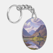 Activiteiten in de omgeving van Scotland Highlands Sleutelhanger (Voorkant Links)