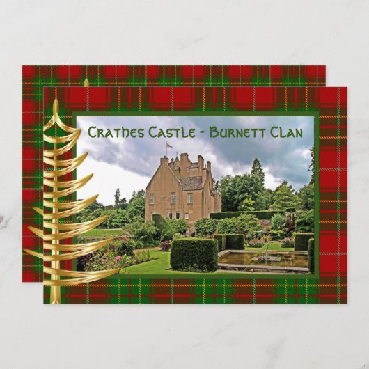 Activiteiten in de omgeving van Scottish Burnett C Feestdagenkaart (Voorkant / Achterkant)