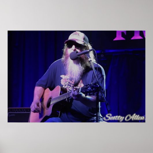 Activiteiten in de omgeving van Scotty Allen LIVE Poster (Voorkant)