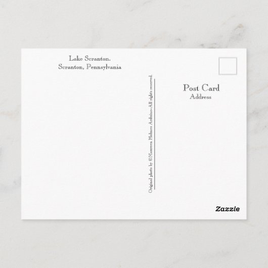 Activiteiten in de omgeving van Scranton Lake Scra Briefkaart (Achterkant)