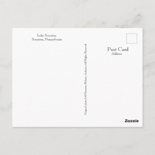 Activiteiten in de omgeving van Scranton Lake Scra Briefkaart (Achterkant)
