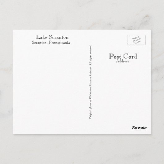 Activiteiten in de omgeving van Scranton Lake Scra Briefkaart (Achterkant)