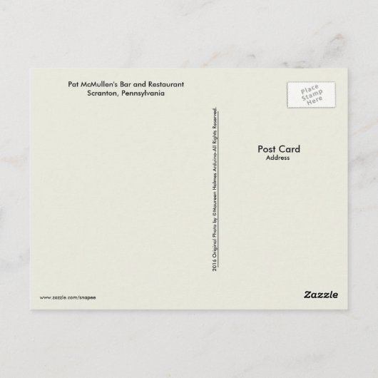 Activiteiten in de omgeving van Scranton PA Briefk Briefkaart (Achterkant)