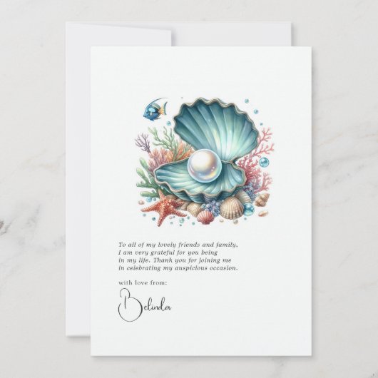 Activiteiten in de omgeving van Seashell & Ocean T Bedankkaart (Achterkant)