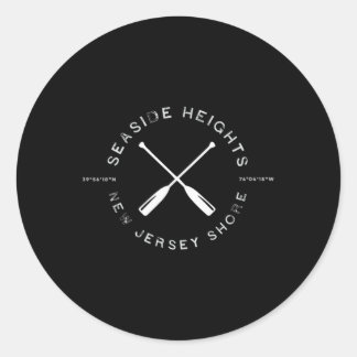 Activiteiten in de omgeving van Seaside Heights Ne Ronde Sticker