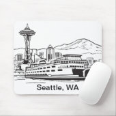 Activiteiten in de omgeving van Seattle Ferry & Sk Muismat (Met muis)