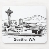 Activiteiten in de omgeving van Seattle Ferry & Sk Muismat (Voorkant)