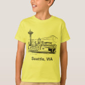 Activiteiten in de omgeving van Seattle Ferry & Sk T-shirt (Voorkant)