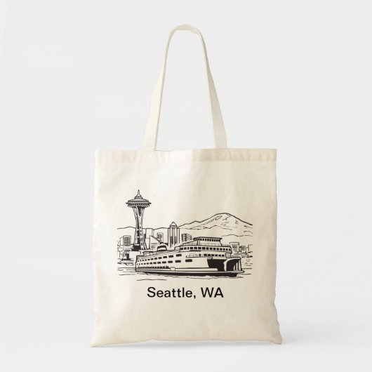 Activiteiten in de omgeving van Seattle Ferry & Sk Tote Bag (Voorkant)