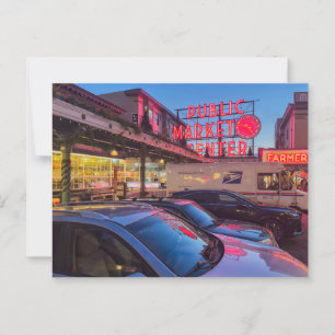 Activiteiten in de omgeving van Seattle Pike Marke Briefkaart