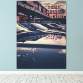 Activiteiten in de omgeving van Seattle Public Mar Canvas Afdruk (Insitu (Houten vloer))