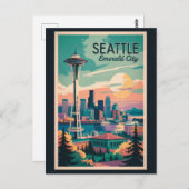 Activiteiten in de omgeving van Seattle Washington Briefkaart (Voorkant / Achterkant)