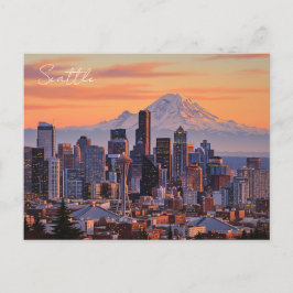 Activiteiten in de omgeving van Seattle Washington Briefkaart